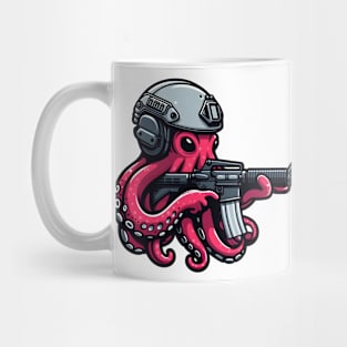 Tactical Octopus Adventure Tee: Where Intelligence Meets Style Mug